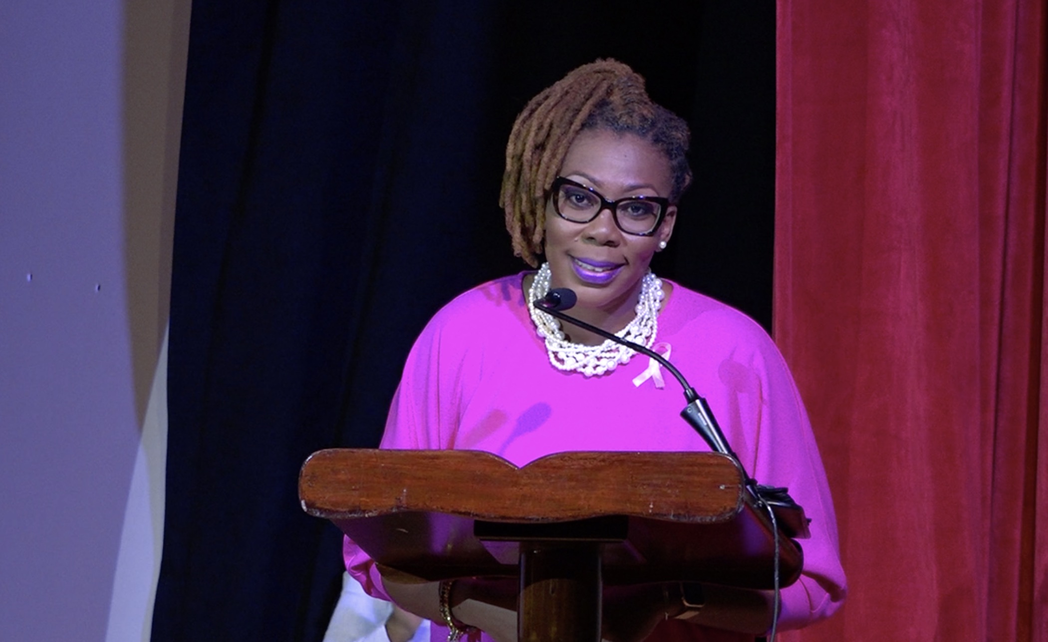 Cancer survivor praises Jr. Minister of Health Brandy-Williams for efforts in fight against breast cancer