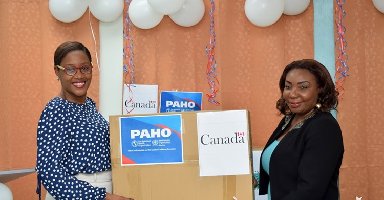 St. Kitts And Nevis Receives PPE Donation from Canada Via PAHO