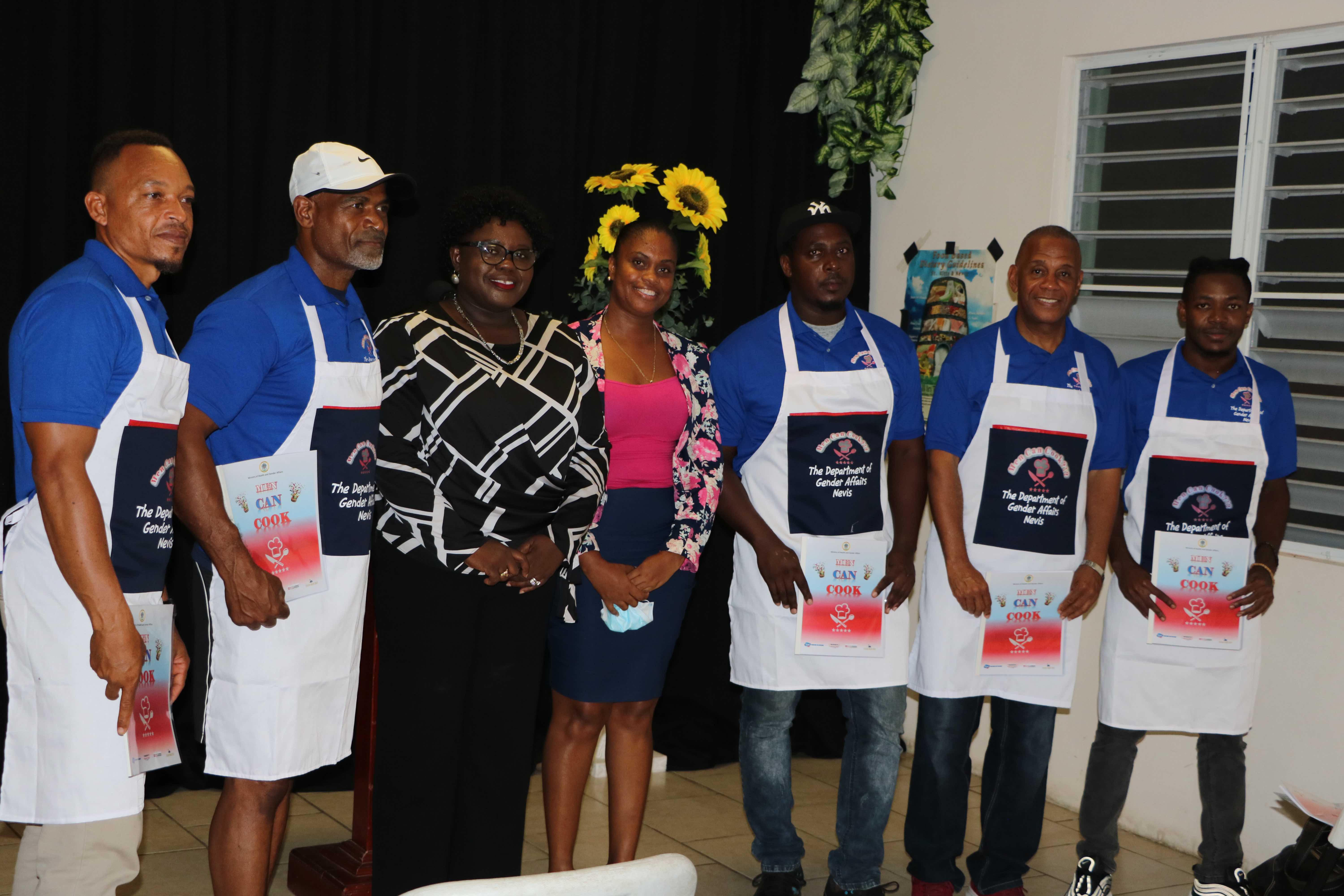 Department of Gender Affairs “Men Can Cook” program gets underway on Nevis