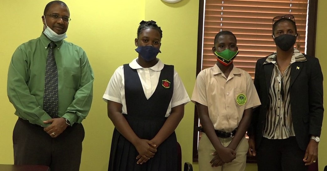 Benjamin Clarke, Adeille Webbe awarded 2020 Bank of Nevis Ltd. Right Excellent Dr. Sir Simeon Daniel Scholarships