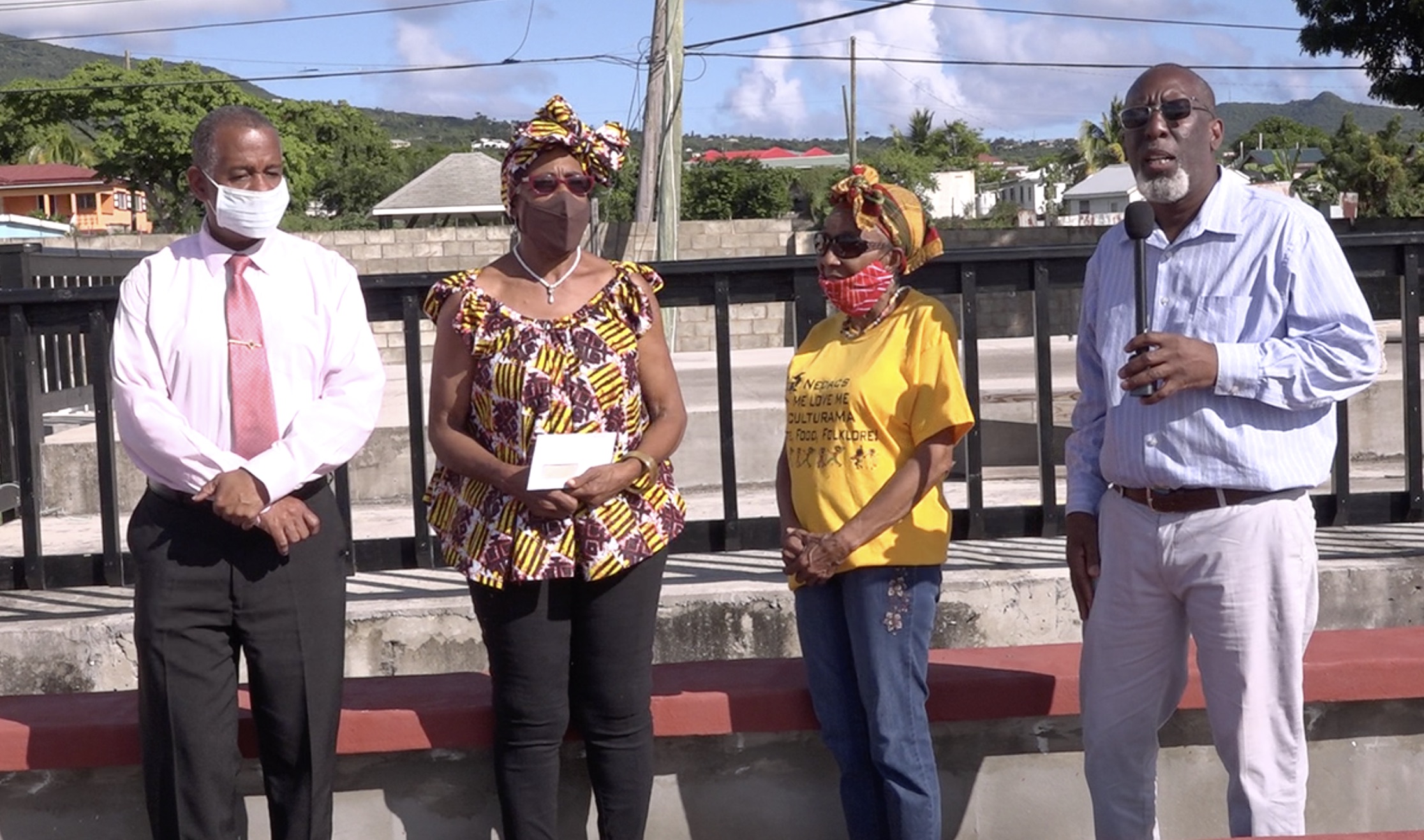 First Culturama Committee gives monetary donation for Nevis Cultural Complex, Culture Minister Evelyn pleased