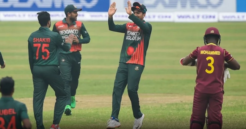 Shakib Al Hasan’s 4 for 8 leads Bangladesh to comfortable win in first ODI against West Indies