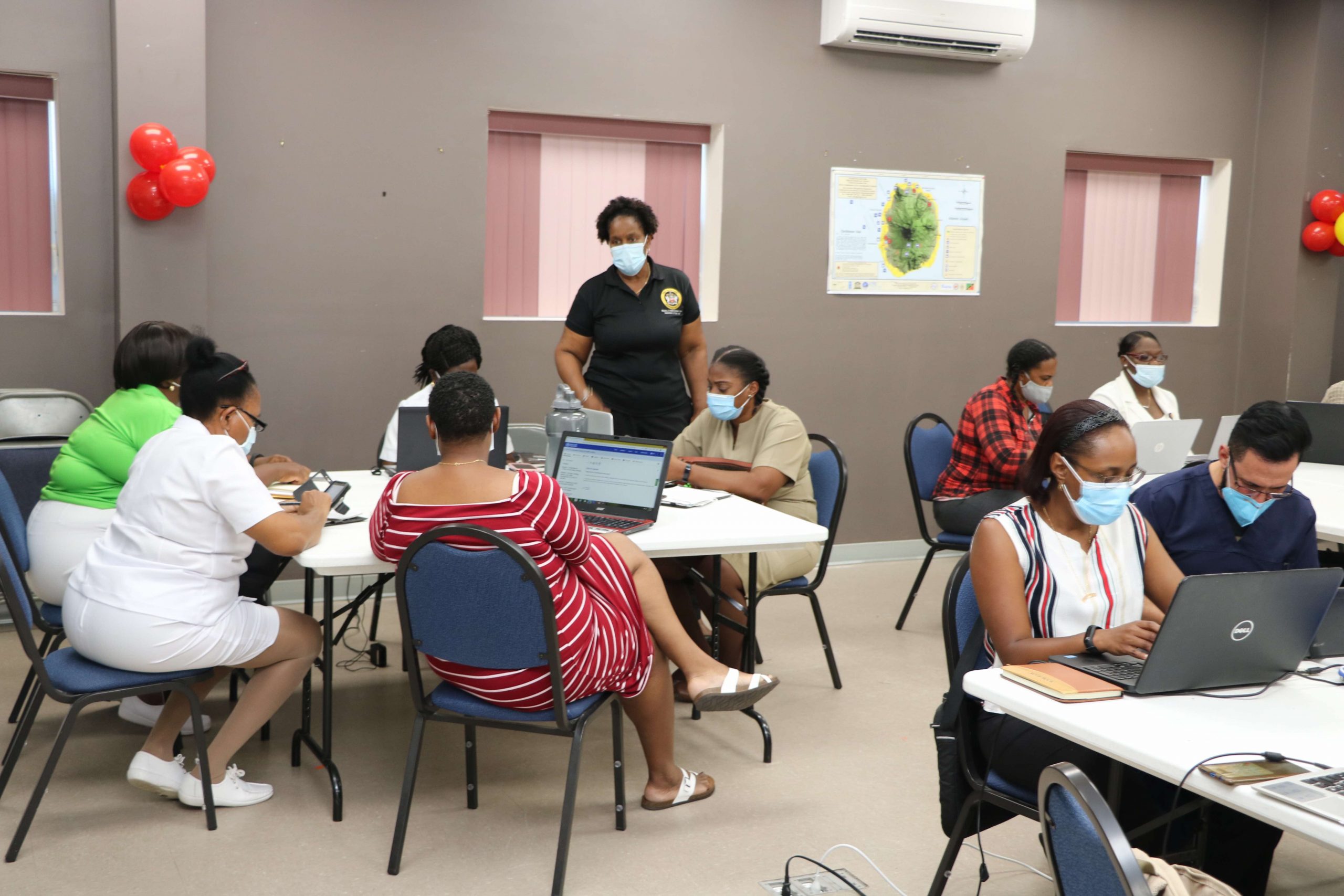 Nevis Health professionals getting ready for COVID-19 vaccination roll out