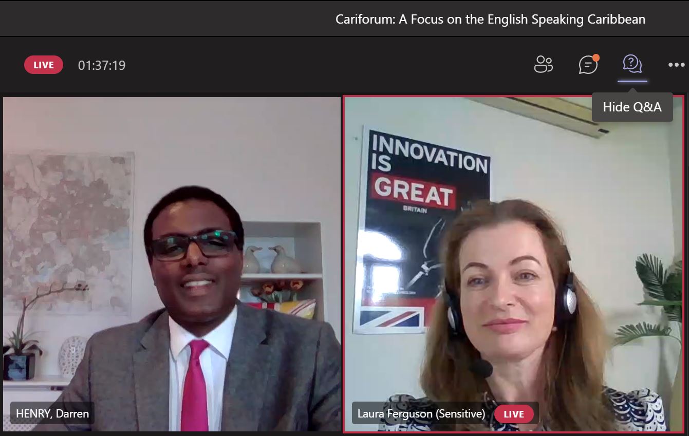 UK Department of International Trade seeks to boost trade across the Caribbean region