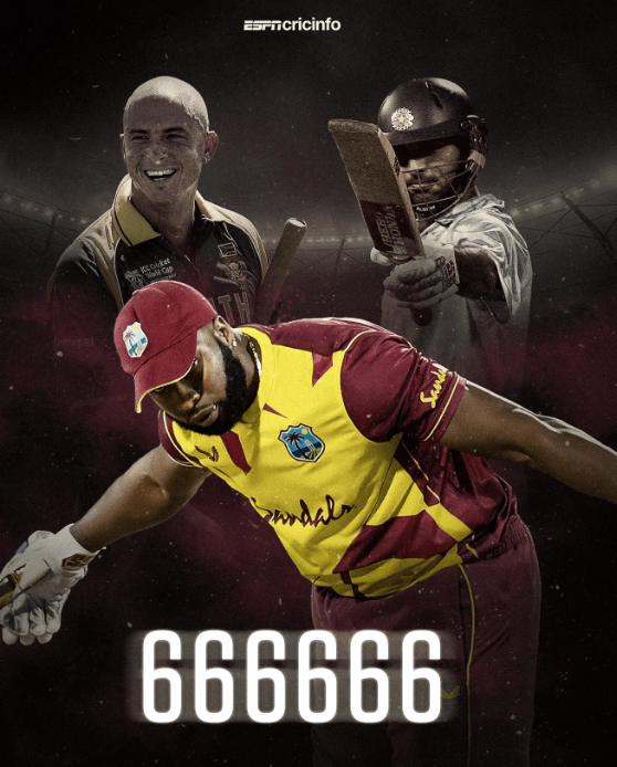 Kieron Pollard’s Six Sixes in An Over Trumps Akila Dananjaya Hat-Trick in Dramatic Chase