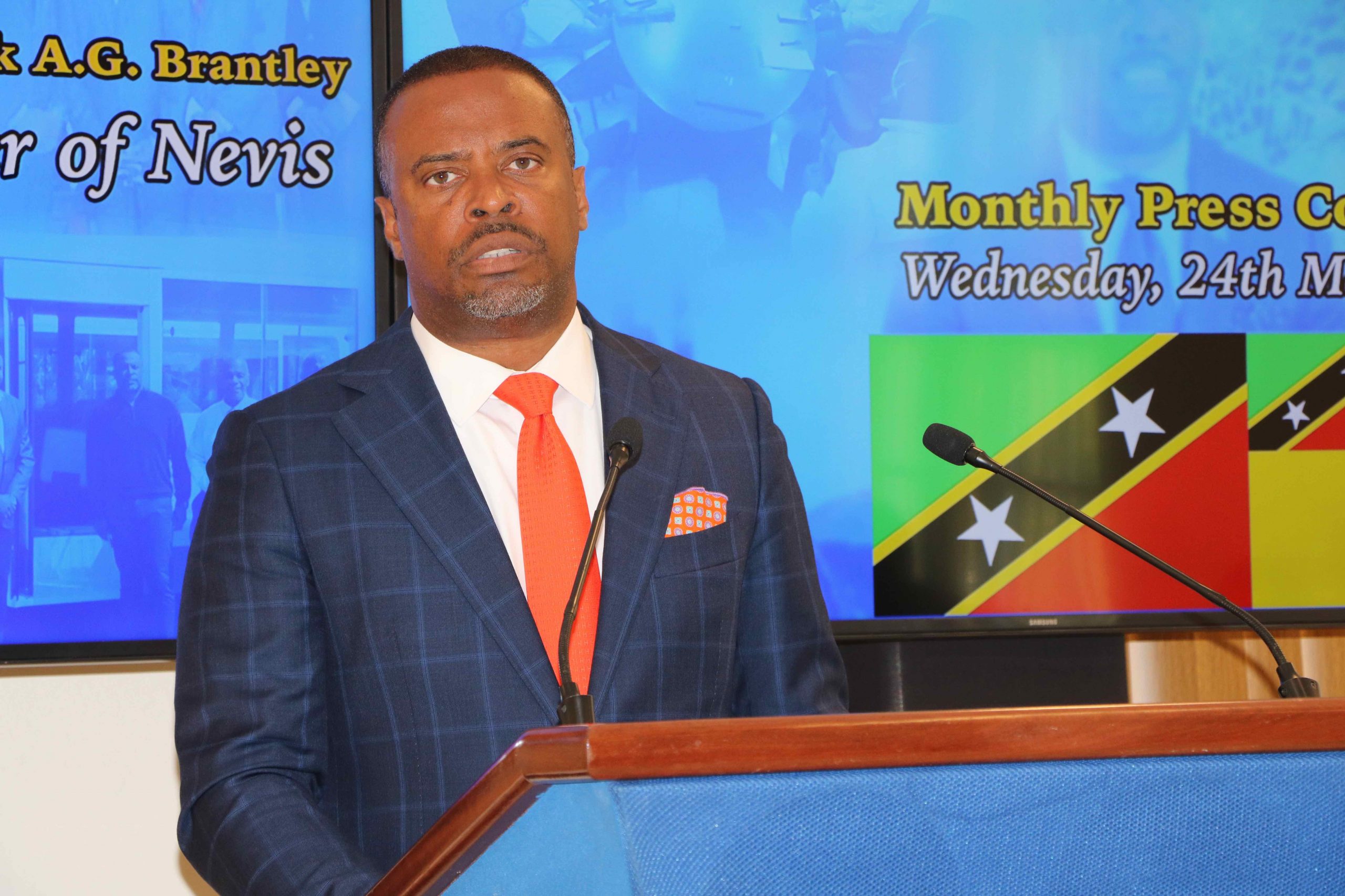 Premier Brantley continues to forego salary after one year