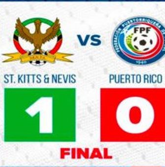 St. Kitts and Nevis win the first FIFA World Cup Qatar 2022 qualifier in the Concacaf region