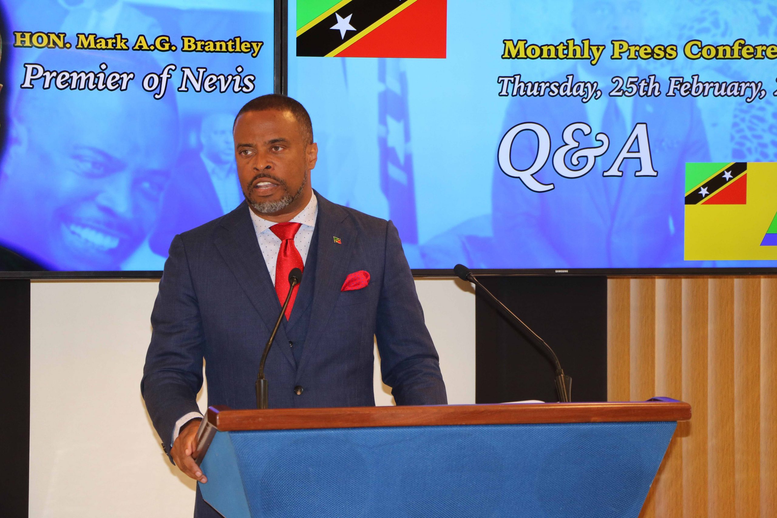 Premier Brantley encouraging all Nevisians to get vaccinated against COVID-19