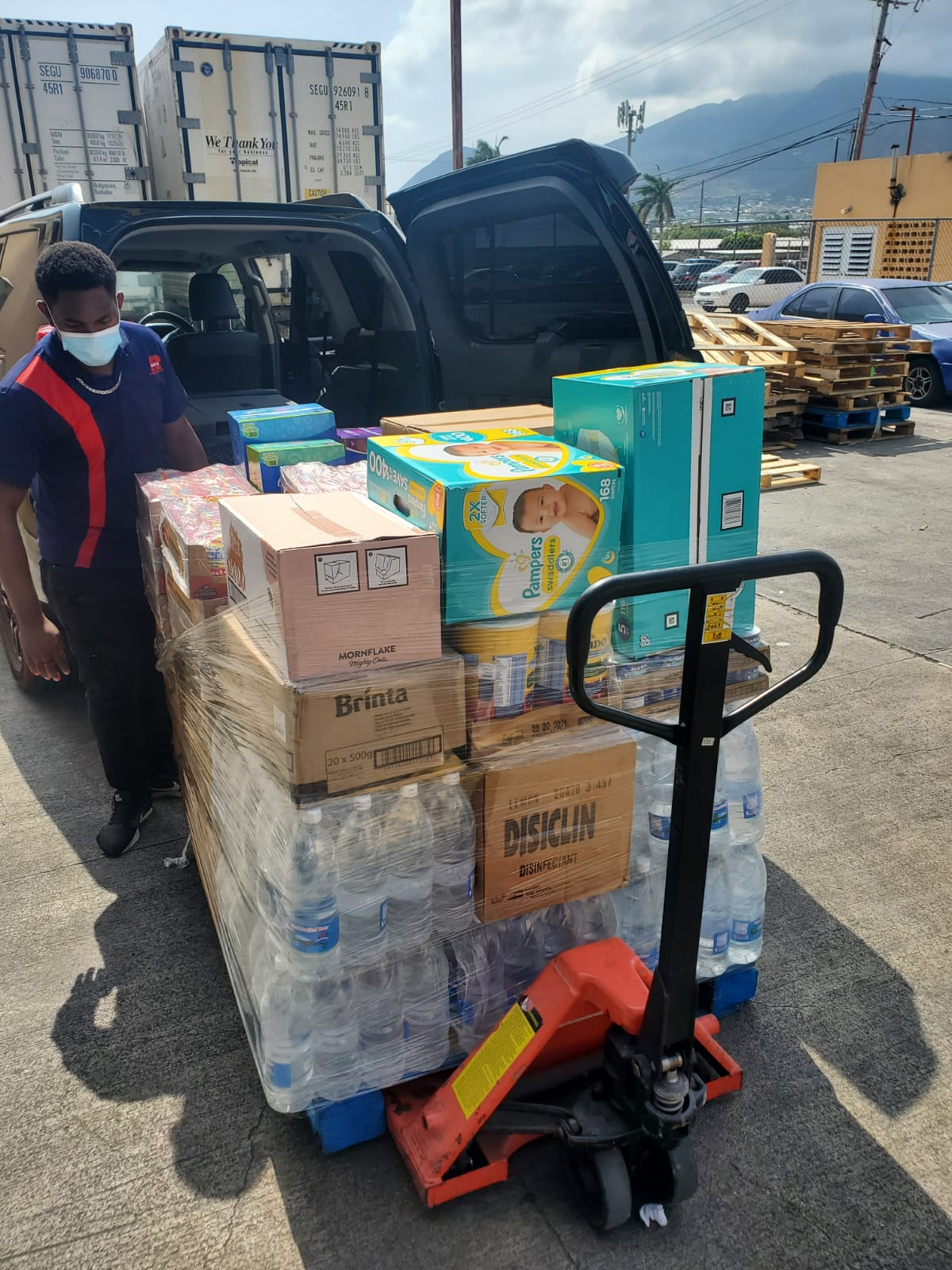 Donation of Goods to St. Vincent & The Grenadines