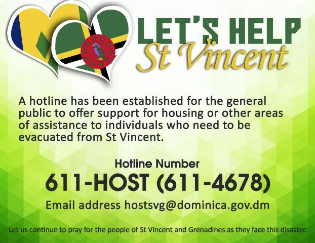 Dominica Prepares to Accommodate Vincentian Evacuees