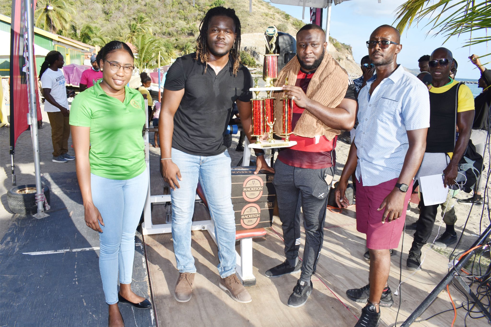 SKN Strongest Man Competition Halliday Sody Declared Bench Press