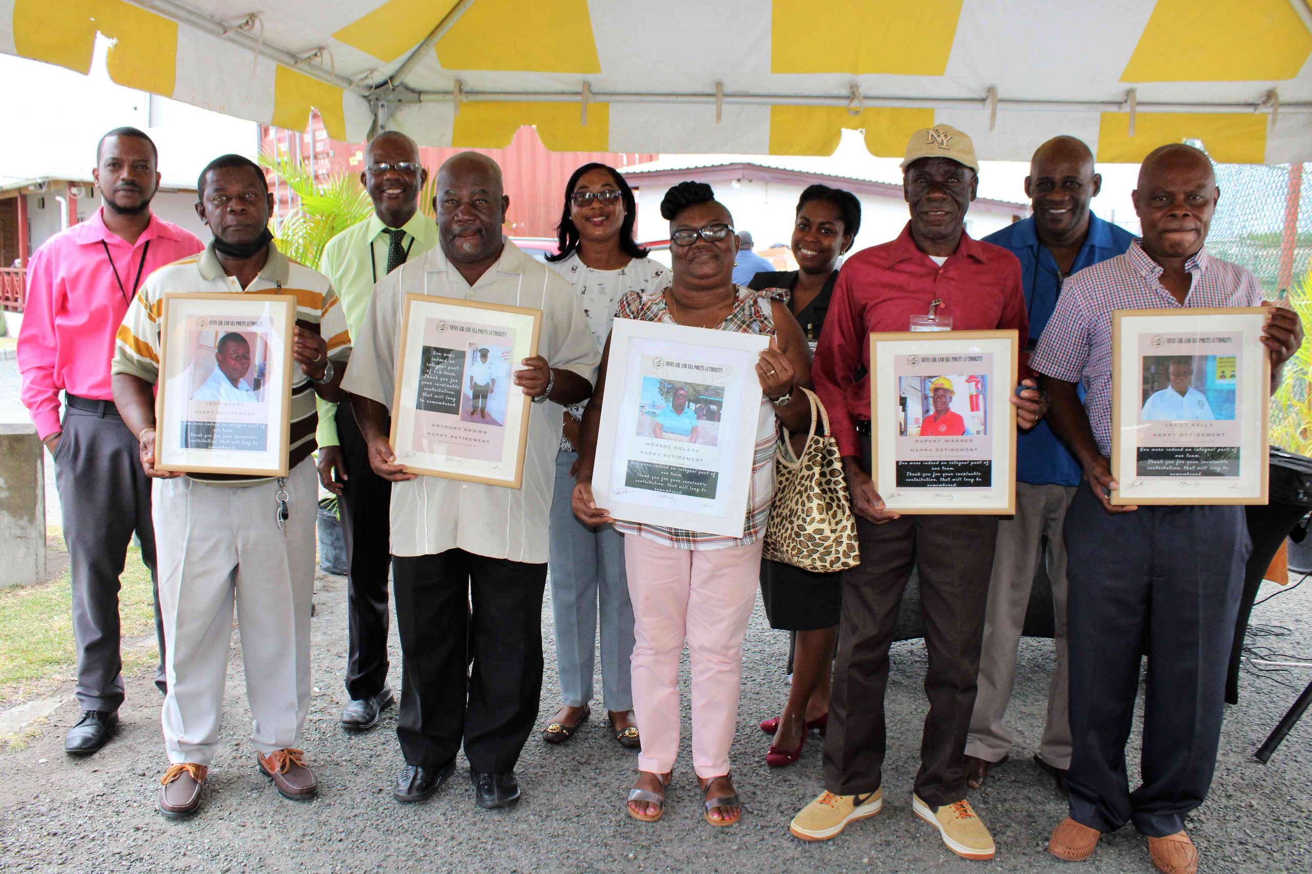 NASPA recognises retiring staff for their contributions