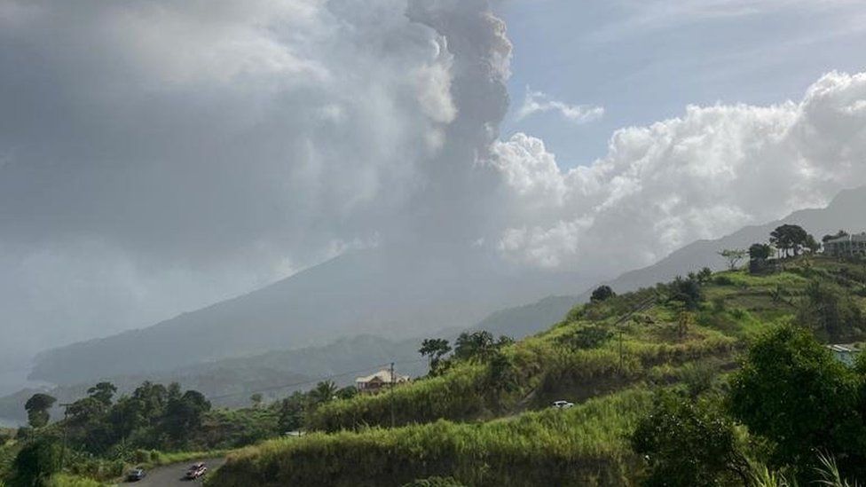 Saint Vincent volcano: ‘Explosive’ Soufrière eruption sparks mass evacuation