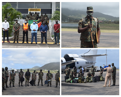 Welcome Home Troops! Contingent Returns from St. Vincent And the Grenadines