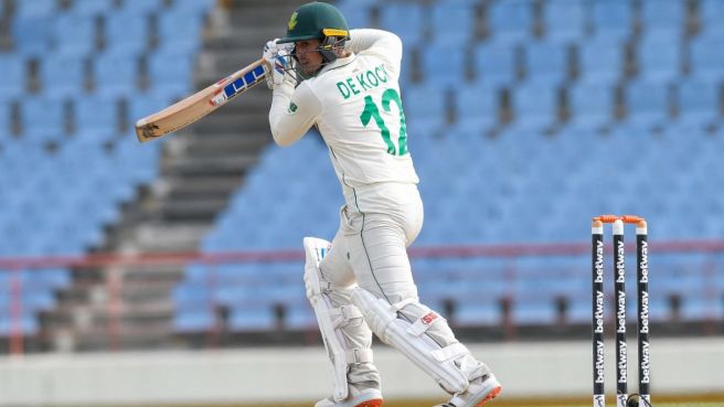 Cricket : Quinton de Kock returns to top ten after big runs against West Indies Jason Holder slips from the perch, concedes top spot among allrounders to Ravindra Jadeja
