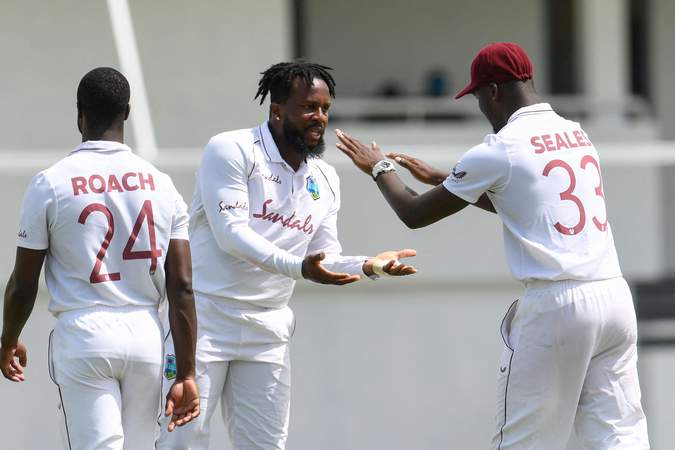 Match Report: Roach and Mayers Give West Indies Chance of Victory