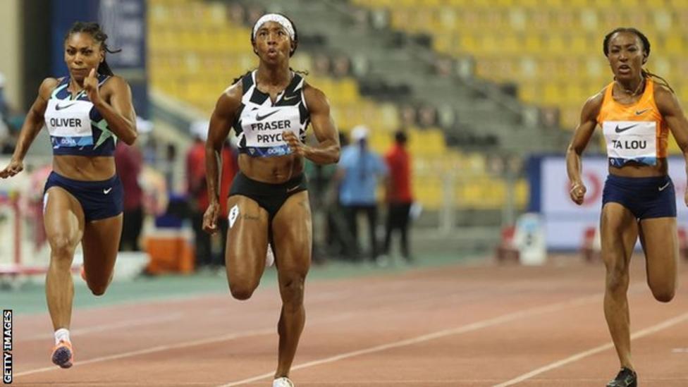 Shelly-Ann Fraser-Pryce runs second-quickest women’s 100m in history