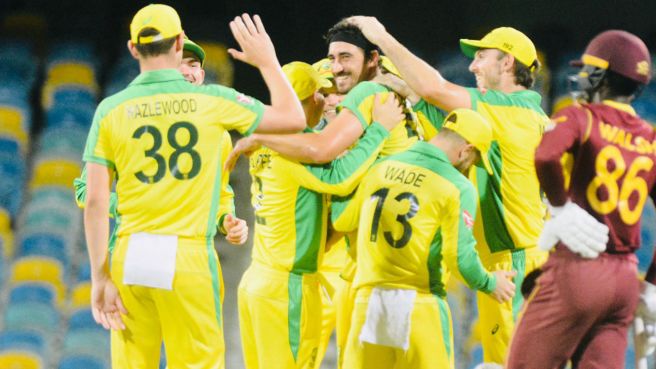 Cricket : Mitchell Starc’s five blows West Indies away to give Alex Carey winning start