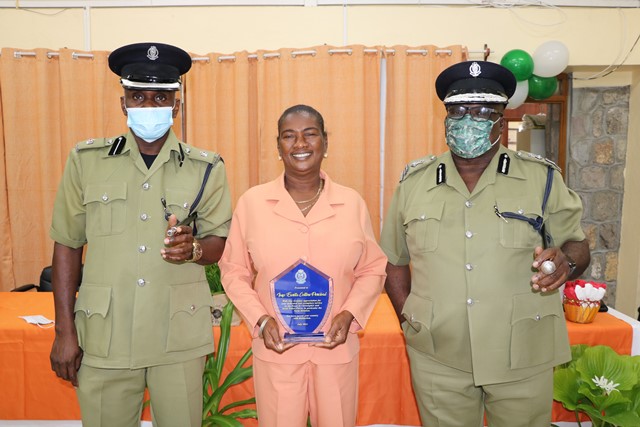 Retiring Police Inspector Collins-Percival recognized for 26 years of stellar service