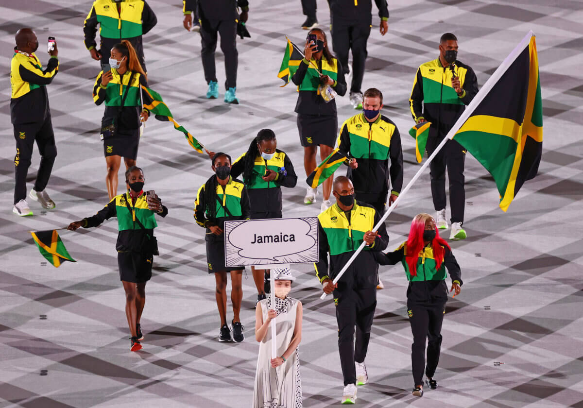 Athletics :  Team Jamaica (Nelson King)