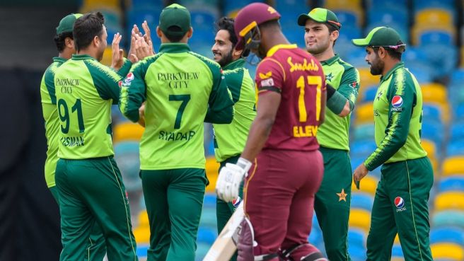 Cricket  : Rain plays spoilsport as first West Indies-Pakistan T20I gets washed out after nine overs