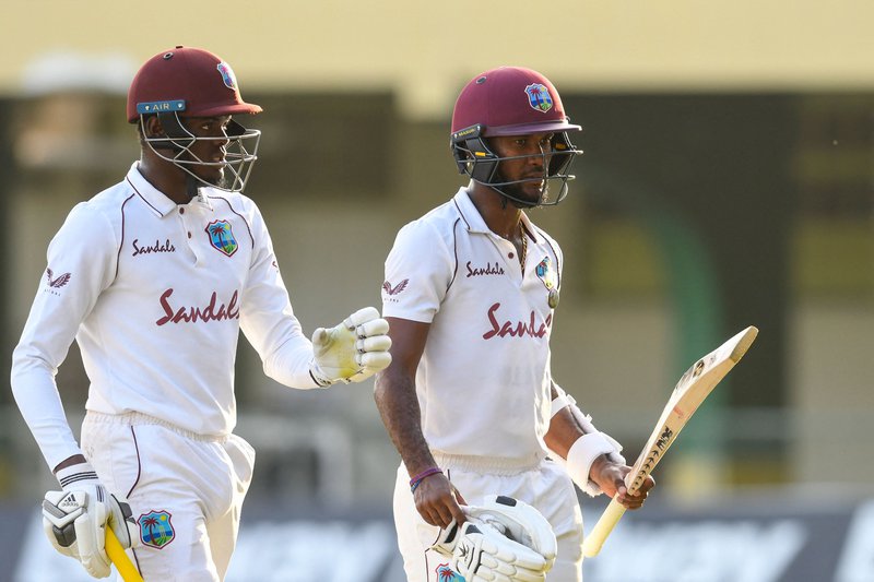Cricket : Match Report: Captain Brathwaite Carries Hopes of Victory on Final Day