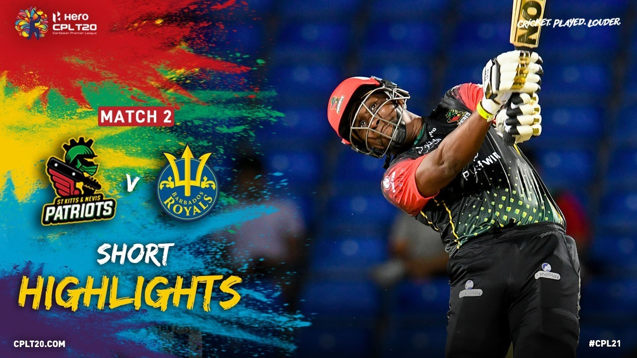 2021 Hero Caribbean Premier League – Match Report 2   Patriots Sound Warning with Dominant Win Over Royals