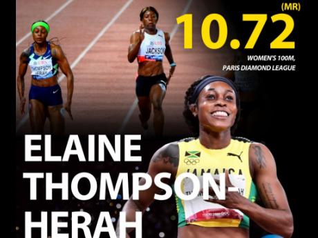 Thompson Herah blazes to another Diamond League meet record
