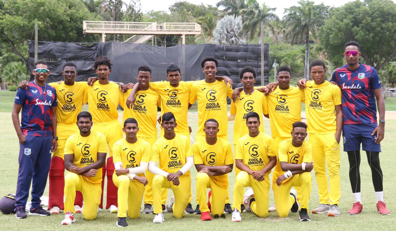 Cricket Yellow Flamingos Led by Nevisian Carlon Bowens Tuckett Win in Under 19 Trials