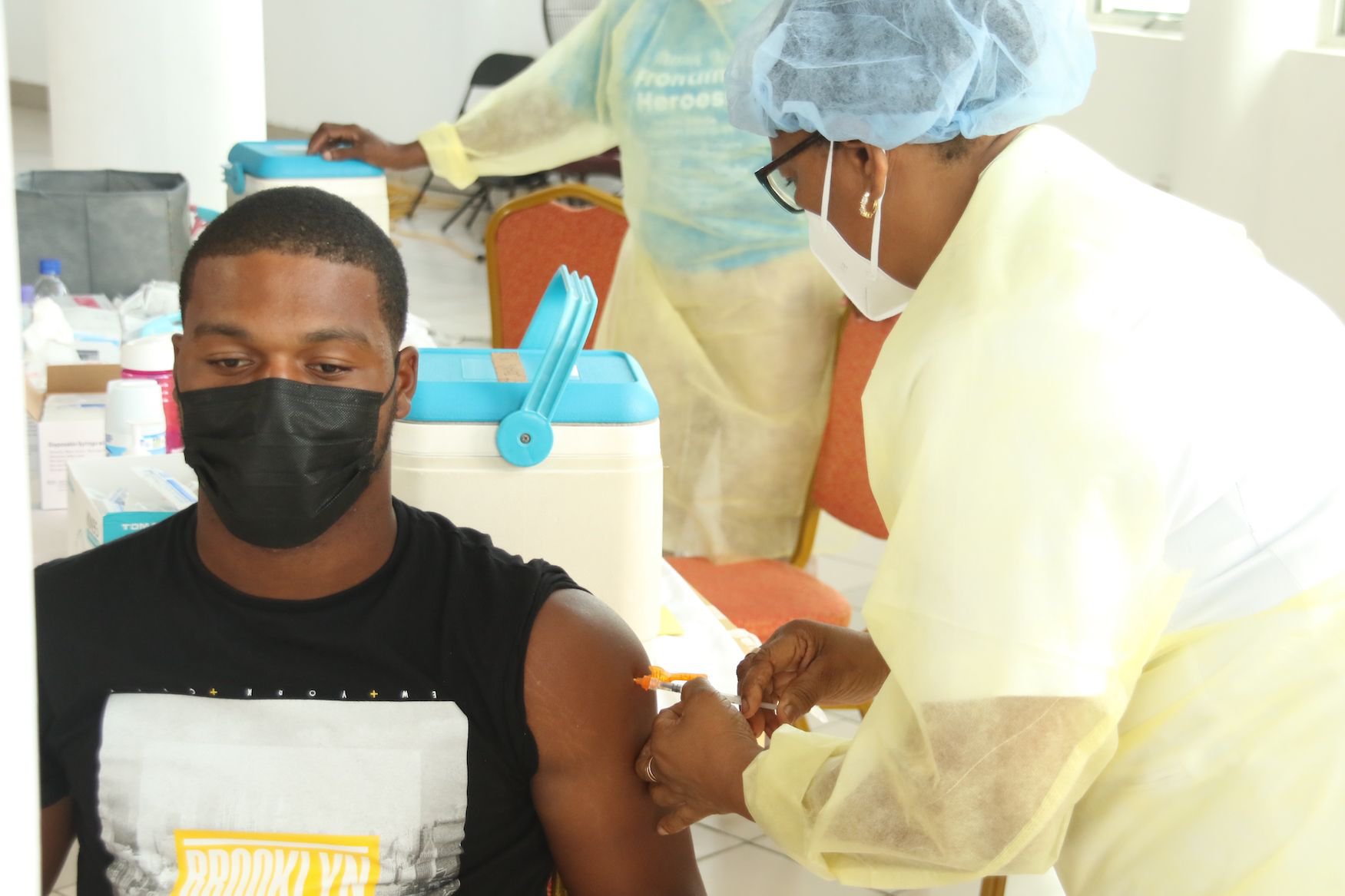 Cricket  : West Indies Rising Stars U19s Receive COVID-19 Vaccines in Antigua
