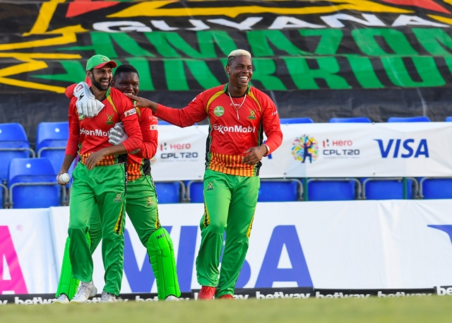 Hero CPL Match Report 26 : Pooran Pyrotechnics Leave Guyana In Driving Seat for Semi-Finals