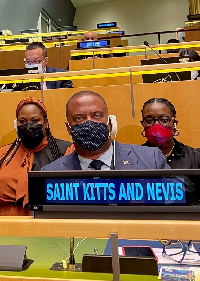 Hon. Mark Brantley engages in high level diplomatic meetings during UN General Assembly