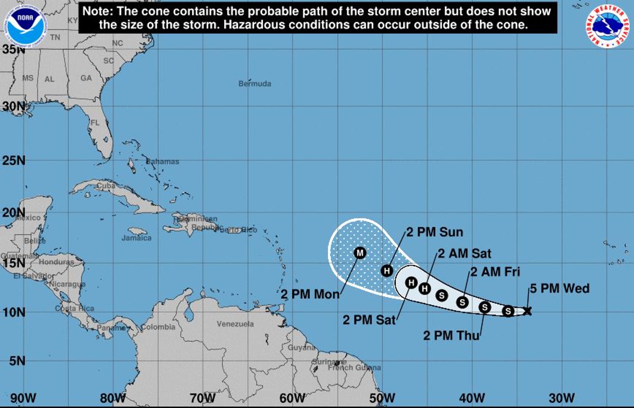 Tropical Depression 18 forms in Atlantic, could become Hurricane Sam this weekend, forecasters say