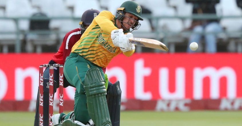 De Kock withdraws from South Africa team after refusing to take knee