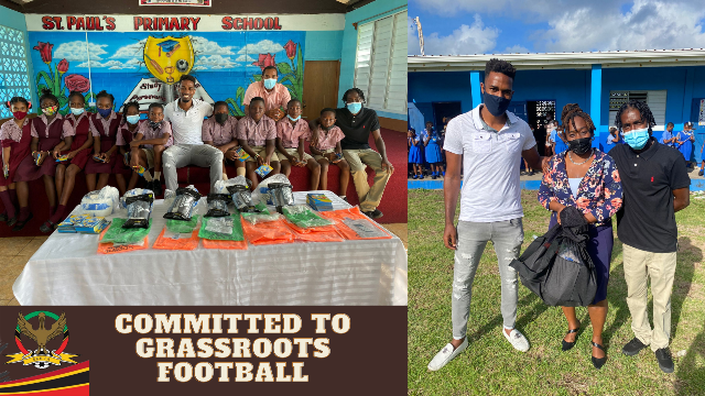 SKNFA President Fulfilling Commitment To Developing Grassroots Football