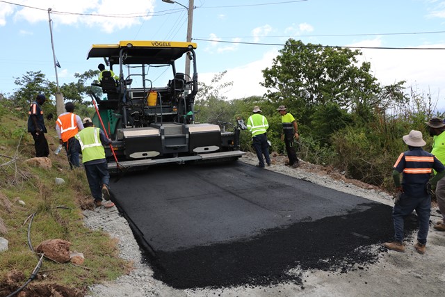 Residents get relief as Public Works paves dirt road in Montpelier Estate