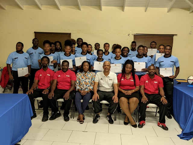 SKNFA Youth Referees Course Ends On High Note
