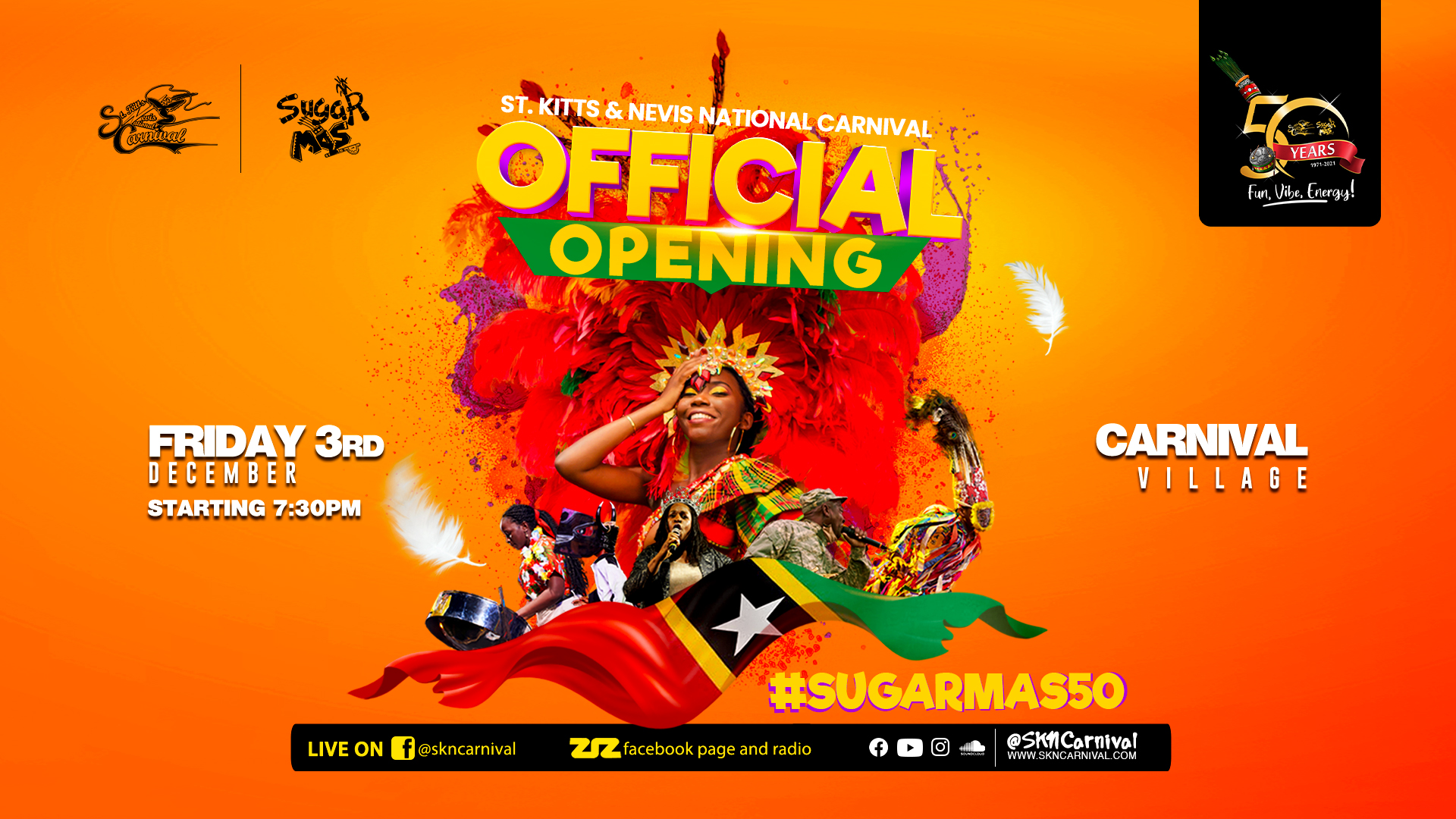 Spectacular show promised for opening of Sugar Mas 50