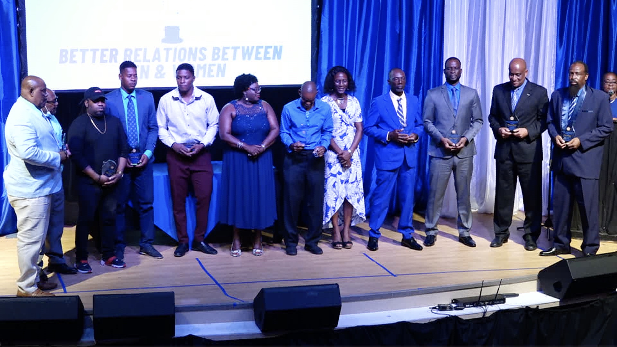 Ten men on Nevis honoured for giving rise to better gender relations in community