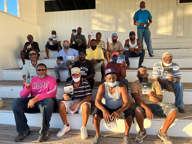 Fishers on Nevis benefit from safety device donation