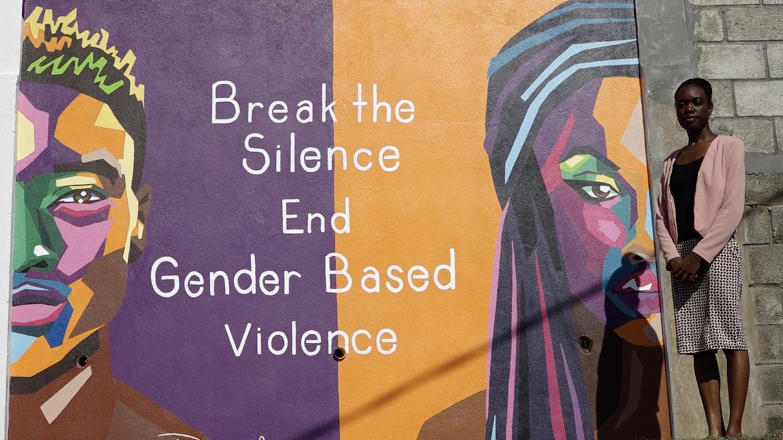 Second mural unveiled for campaign against gender-based violence on Nevis