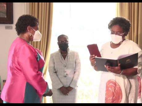 Newly sworn-in PM Mottley vows to be ‘gov’t’s chief opposition’