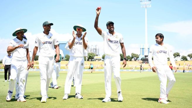 Ebadot stars as Bangladesh end 32-game drought in New Zealand Fast bowler takes six as Bangladesh beat reigning champions for their first win in the country across formats