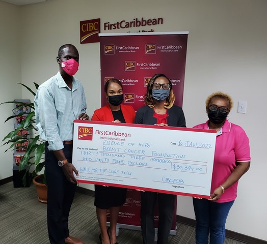 Essence of Hope Gifted Over $30k From CIBC First Caribbean