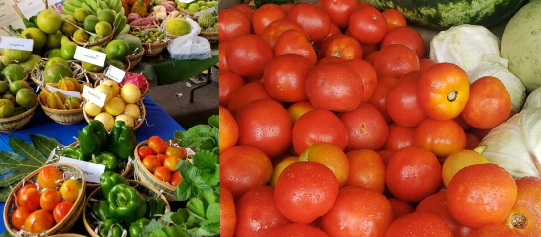 Local vegetables flood SVG markets!