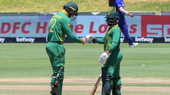 Rassie van der Dussen and Temba Bavuma tons set up comfortable win for South Africa