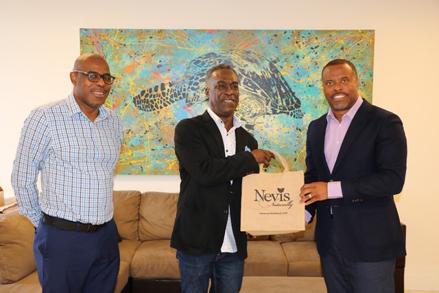 Premier Brantley, NTA welcome Tourism Ambassador Brian Major back to Nevis
