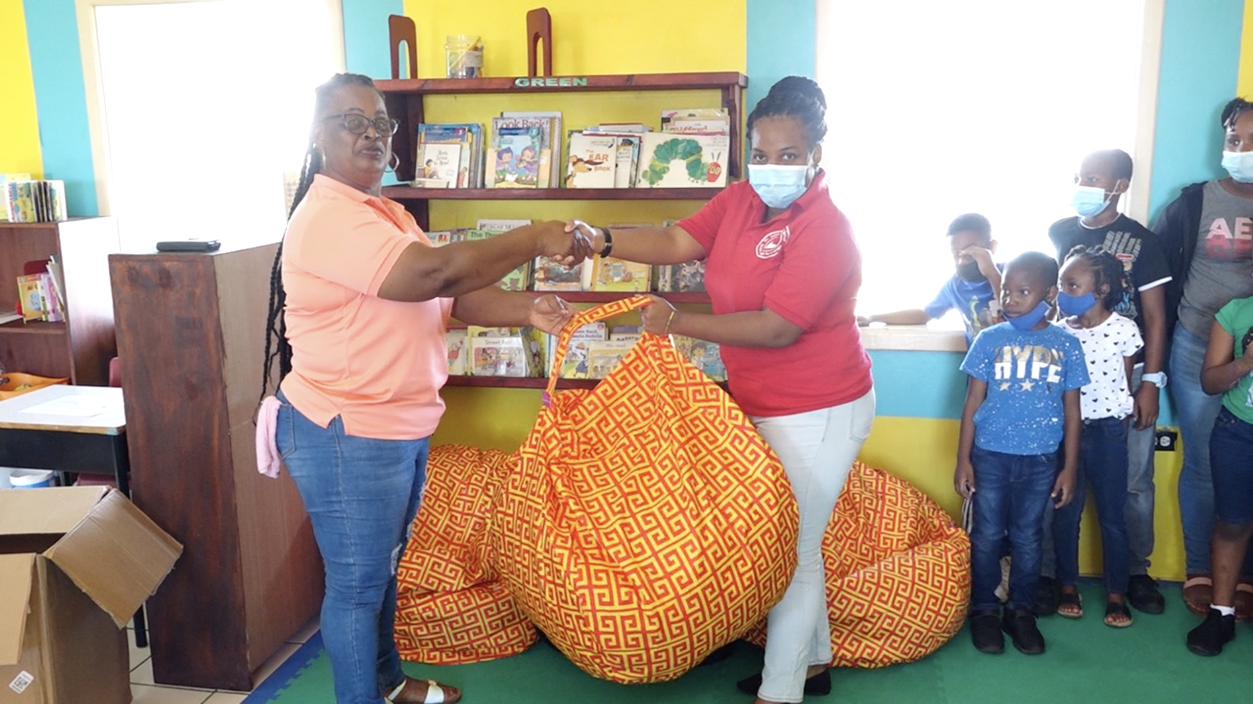 Butlers Enhancement and Improvement Association donates to St. James Primary School