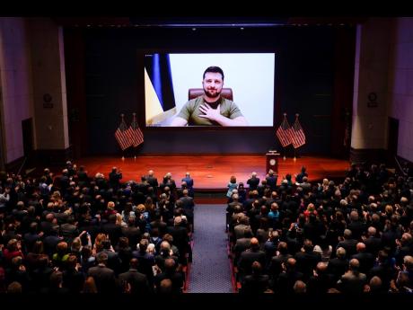 Zelenskyy pleads for more US help in speech to Congress