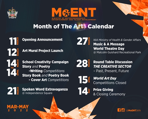 MoEnt Launches Visual & Literary Arts Competitions for Month of The Arts